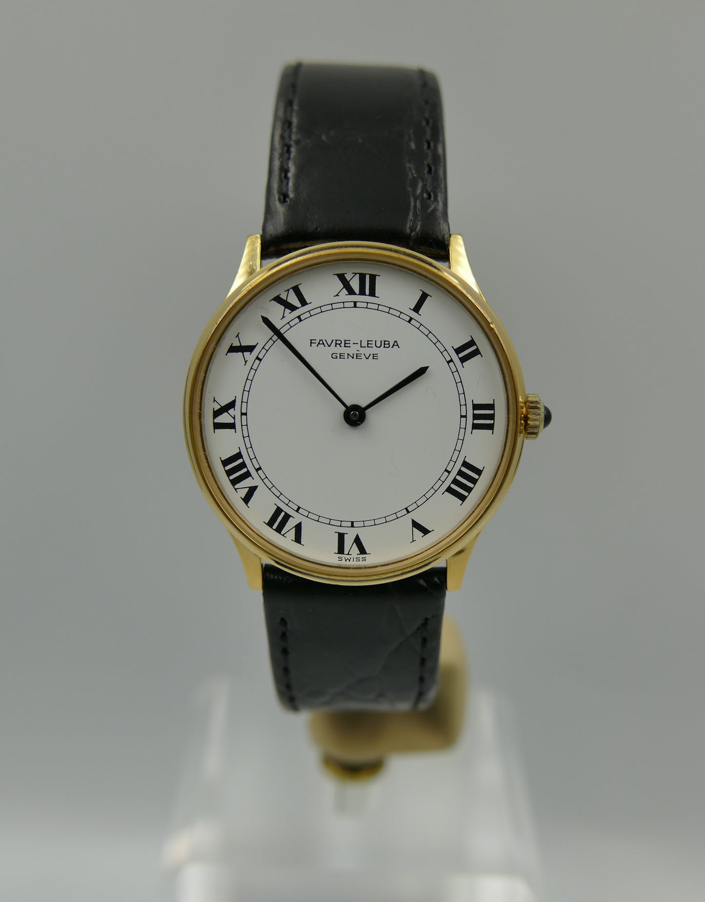 Vintage watch mens Favre Leuba ref. 3763-51 Ultra-Thin Peseux 7040