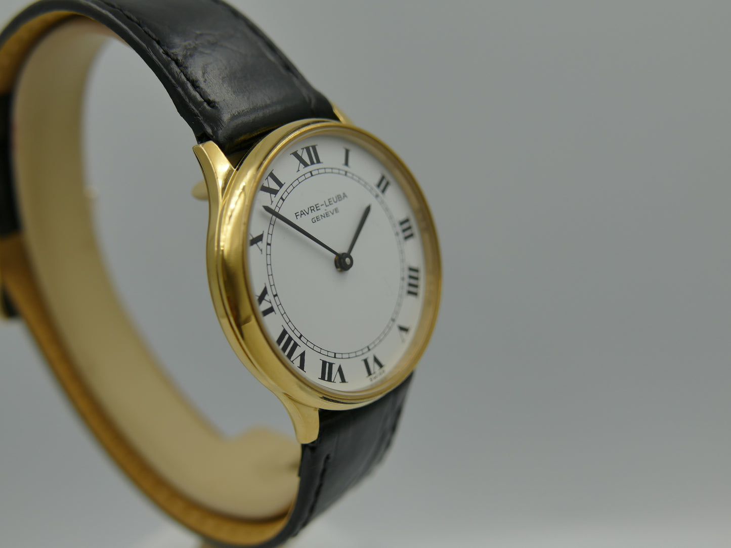 Vintage watch mens Favre Leuba ref. 3763-51 Ultra-Thin Peseux 7040