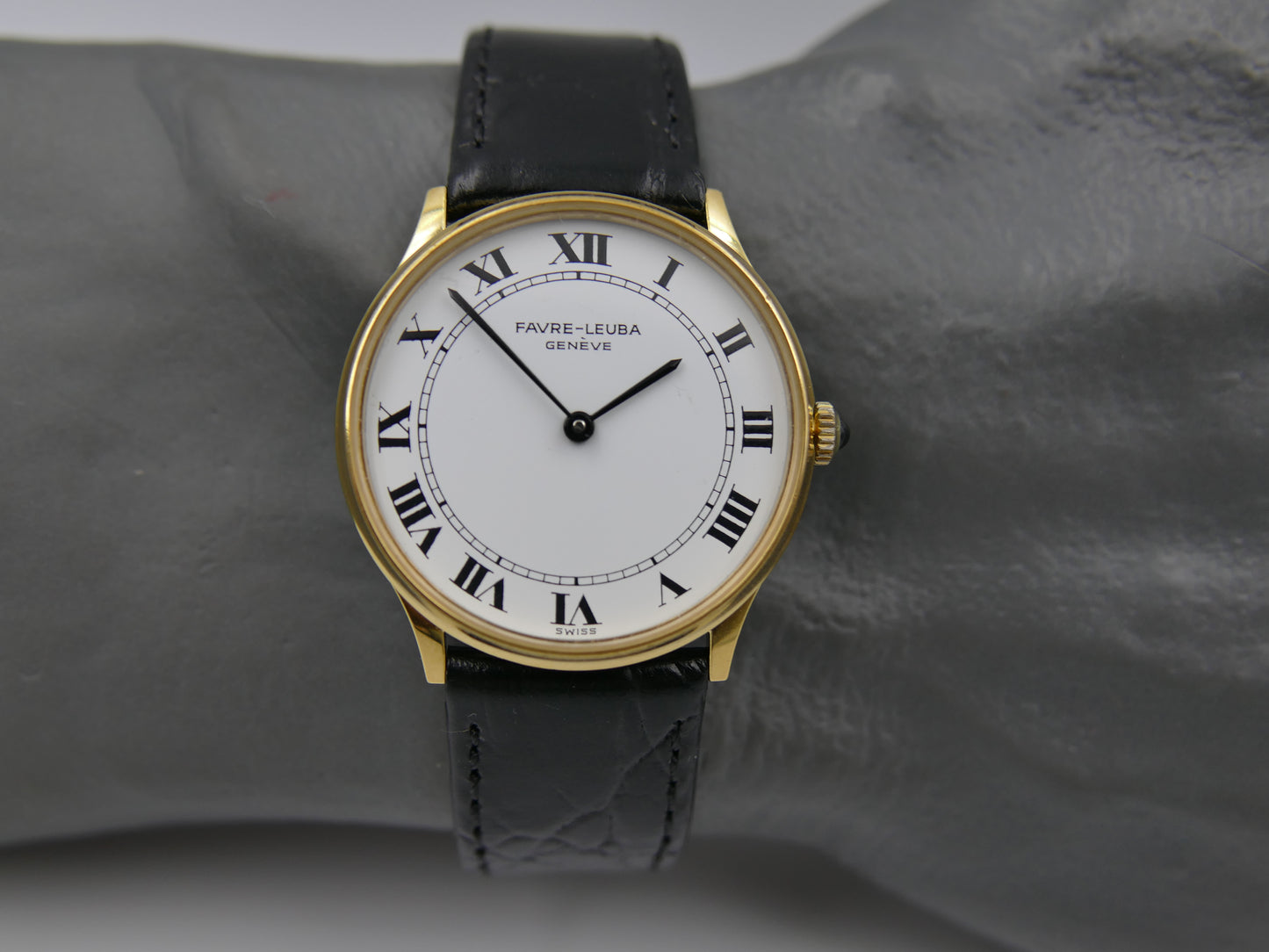 Vintage watch mens Favre Leuba ref. 3763-51 Ultra-Thin Peseux 7040
