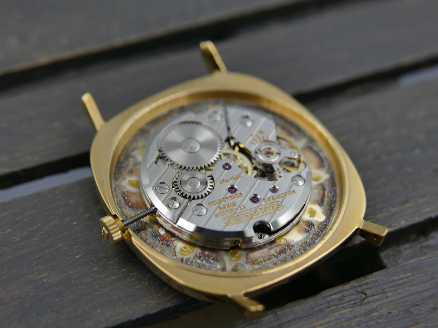 60s vintage watch mens Girard Perregaux ref 9692 PF hand wind 091-797 TV mint