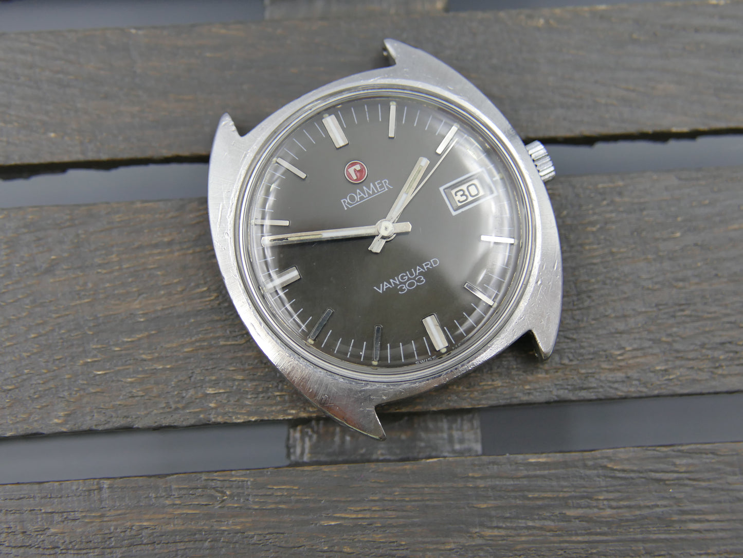 70s vintage watch Roamer Vanguard 303 MST 802 mod 802-5120.303