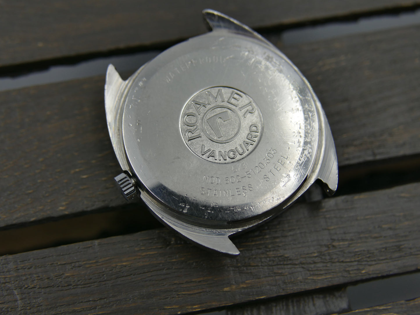 70s vintage watch Roamer Vanguard 303 MST 802 mod 802-5120.303