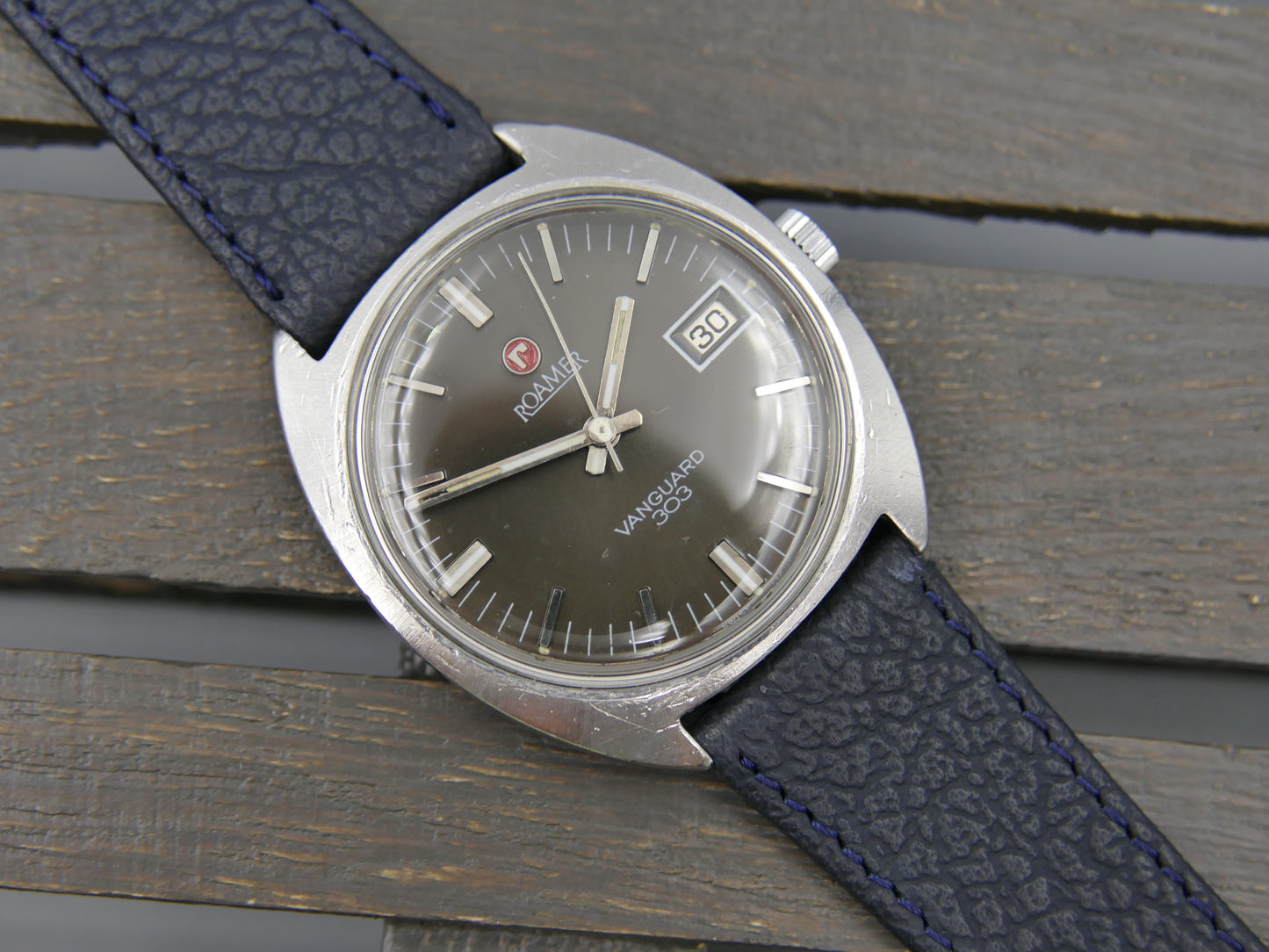 70s vintage watch Roamer Vanguard 303 MST 802 mod 802-5120.303