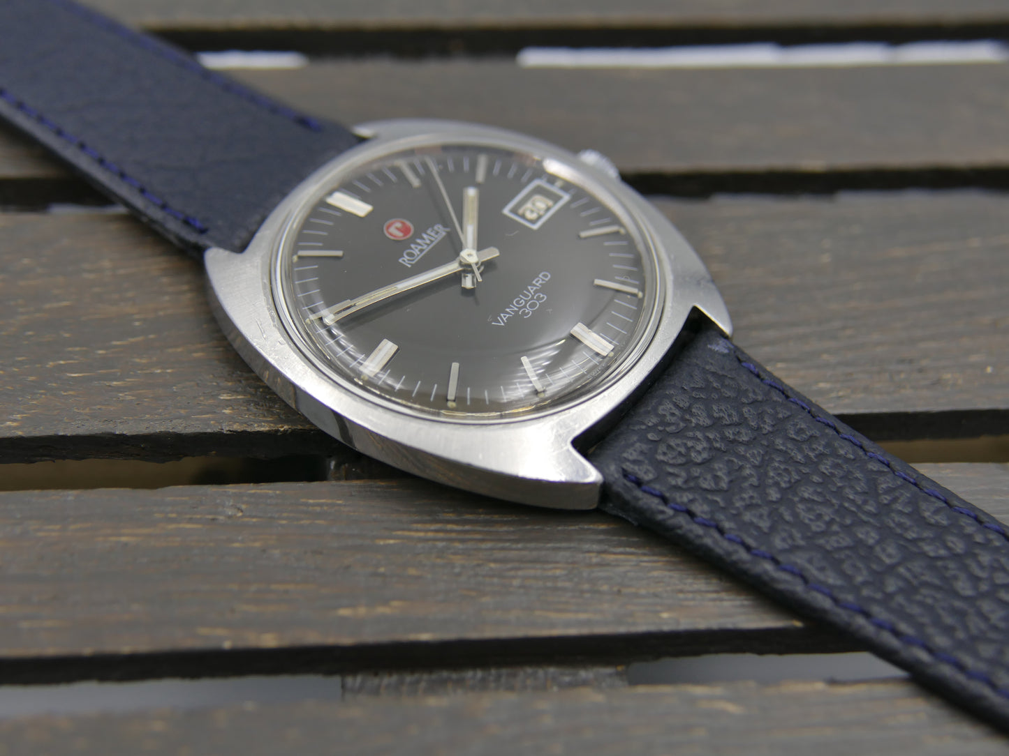 70s vintage watch Roamer Vanguard 303 MST 802 mod 802-5120.303