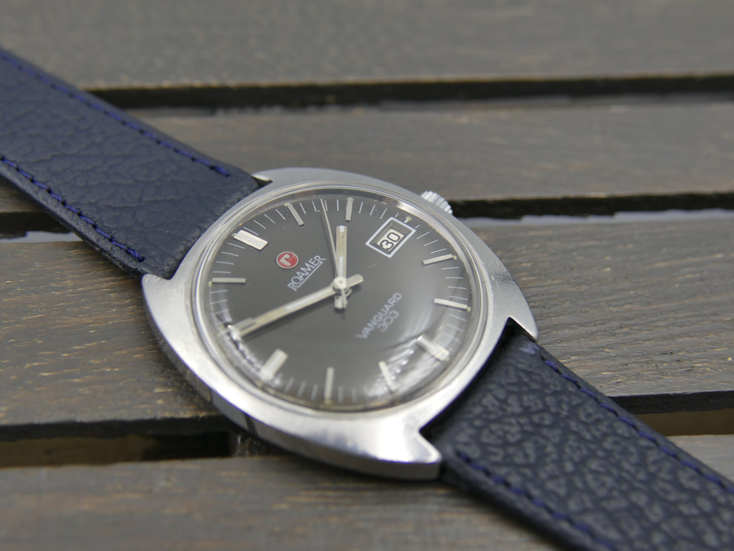 70s vintage watch Roamer Vanguard 303 MST 802 mod 802-5120.303
