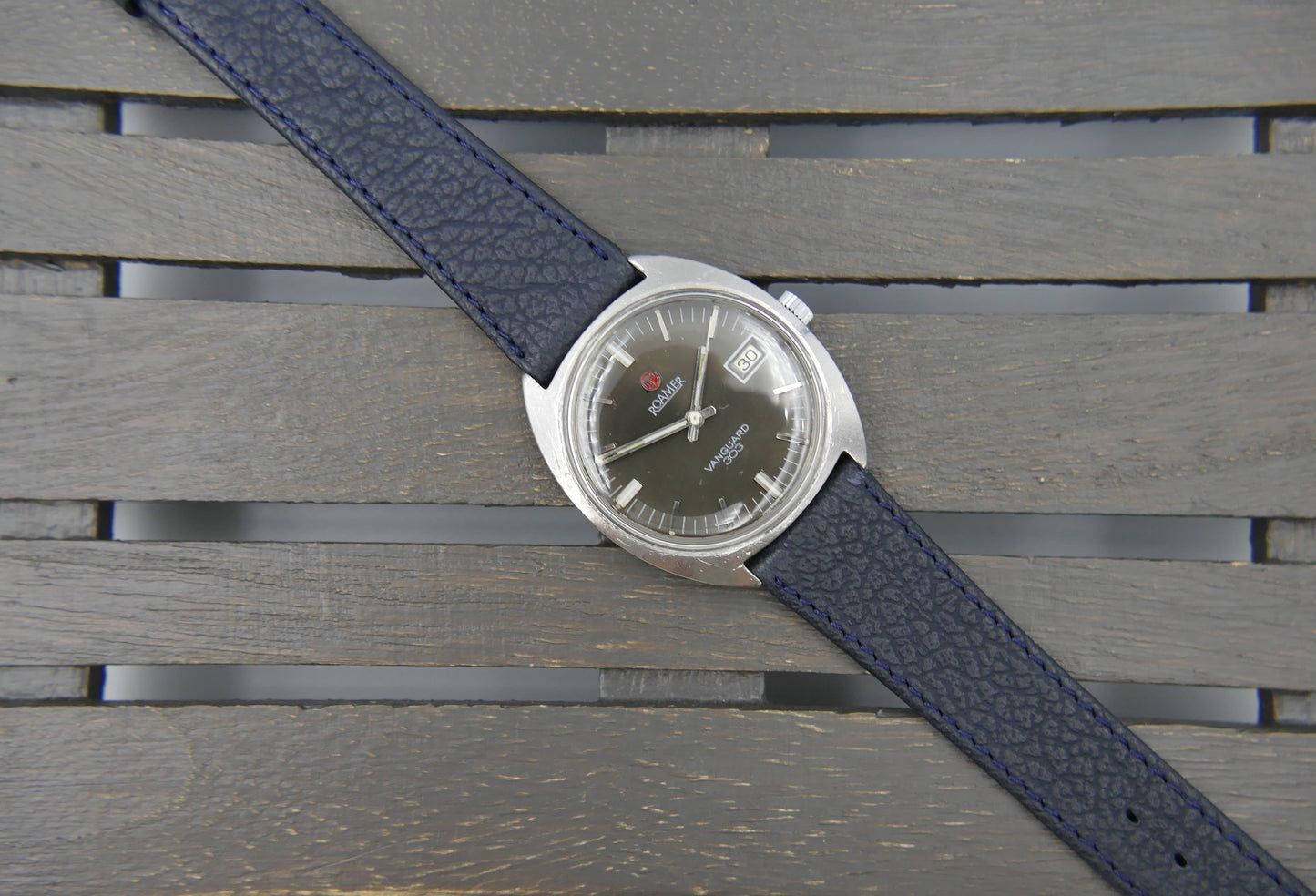 70s vintage watch Roamer Vanguard 303 MST 802 mod 802-5120.303