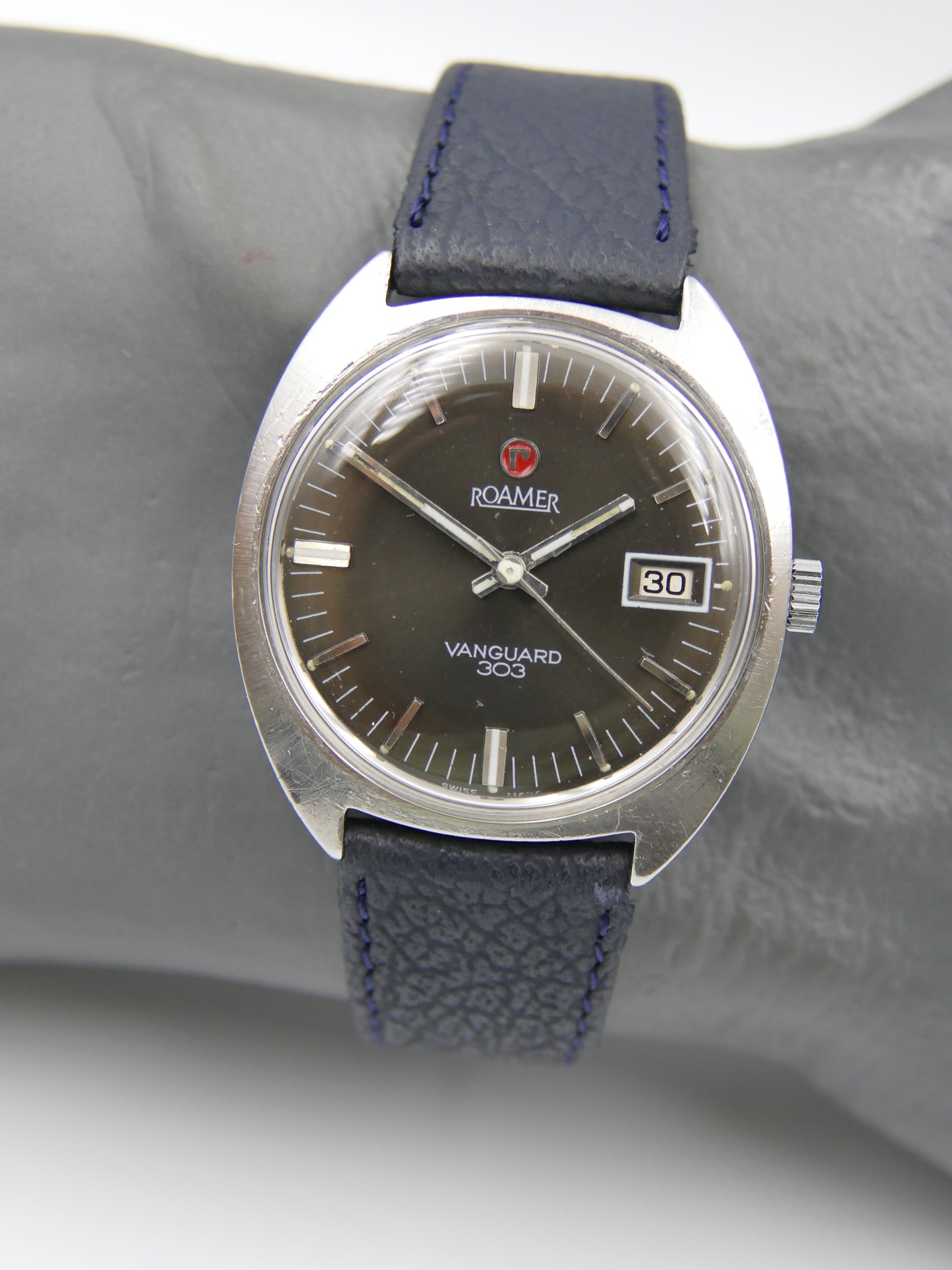 70s vintage watch Roamer Vanguard 303 MST 802 mod 802-5120.303