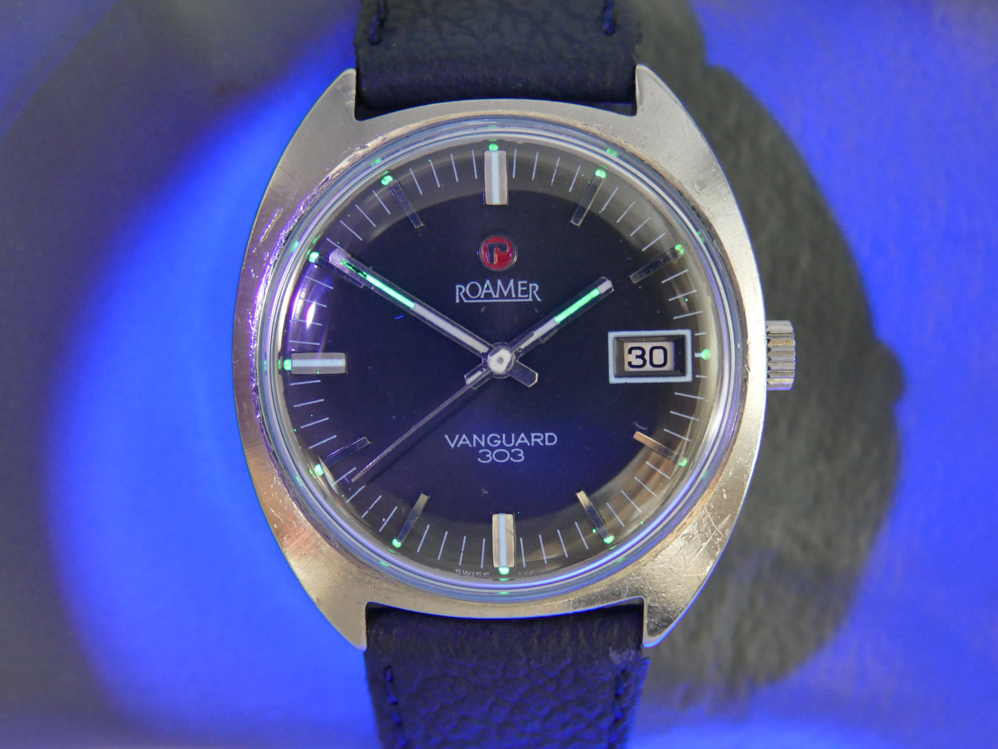 70s vintage watch Roamer Vanguard 303 MST 802 mod 802-5120.303