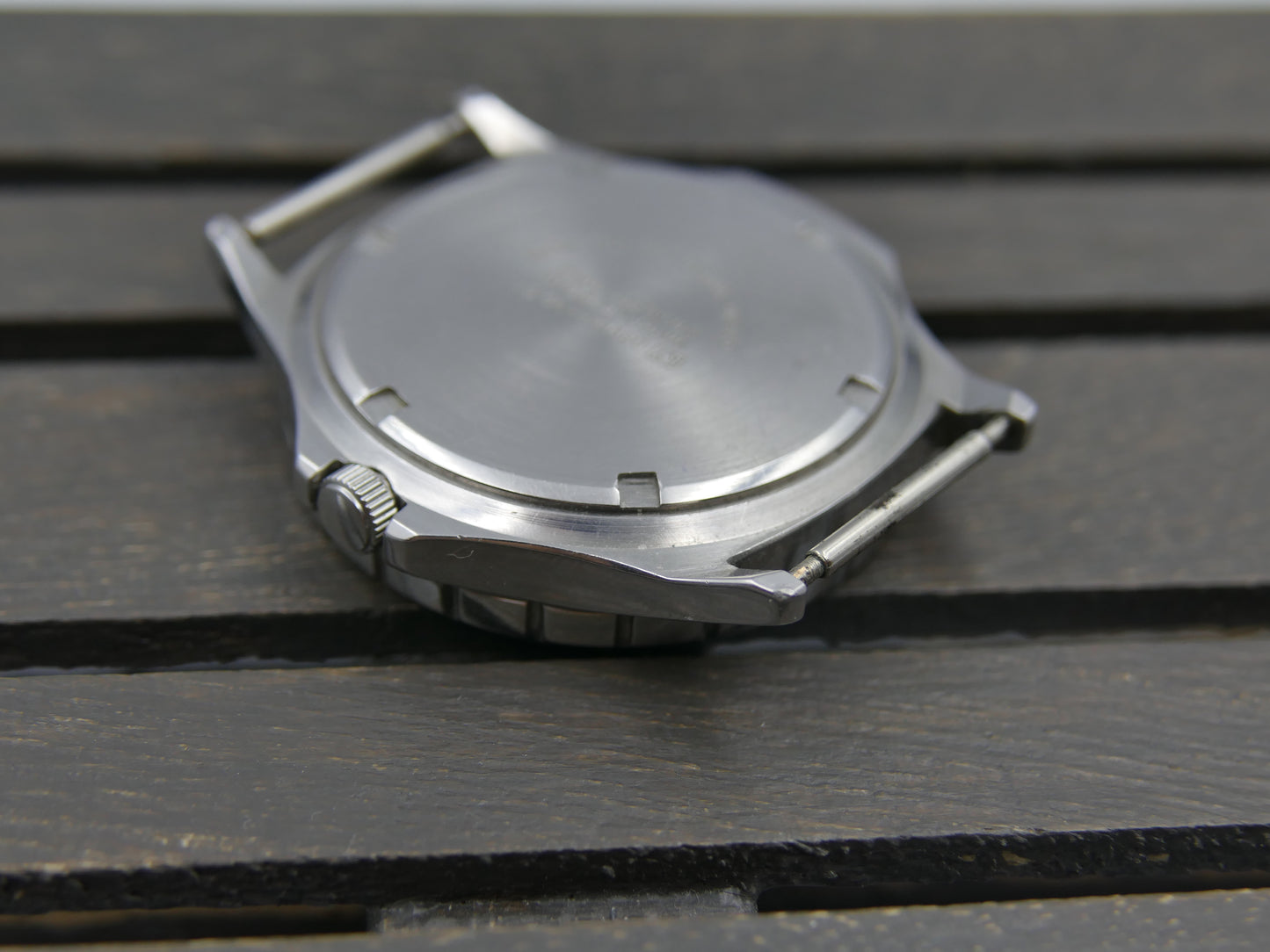 80s Vintage watch mens diver 10 BAR  Orient KY D39748 –90CA Day-Date Red 24H Military Track