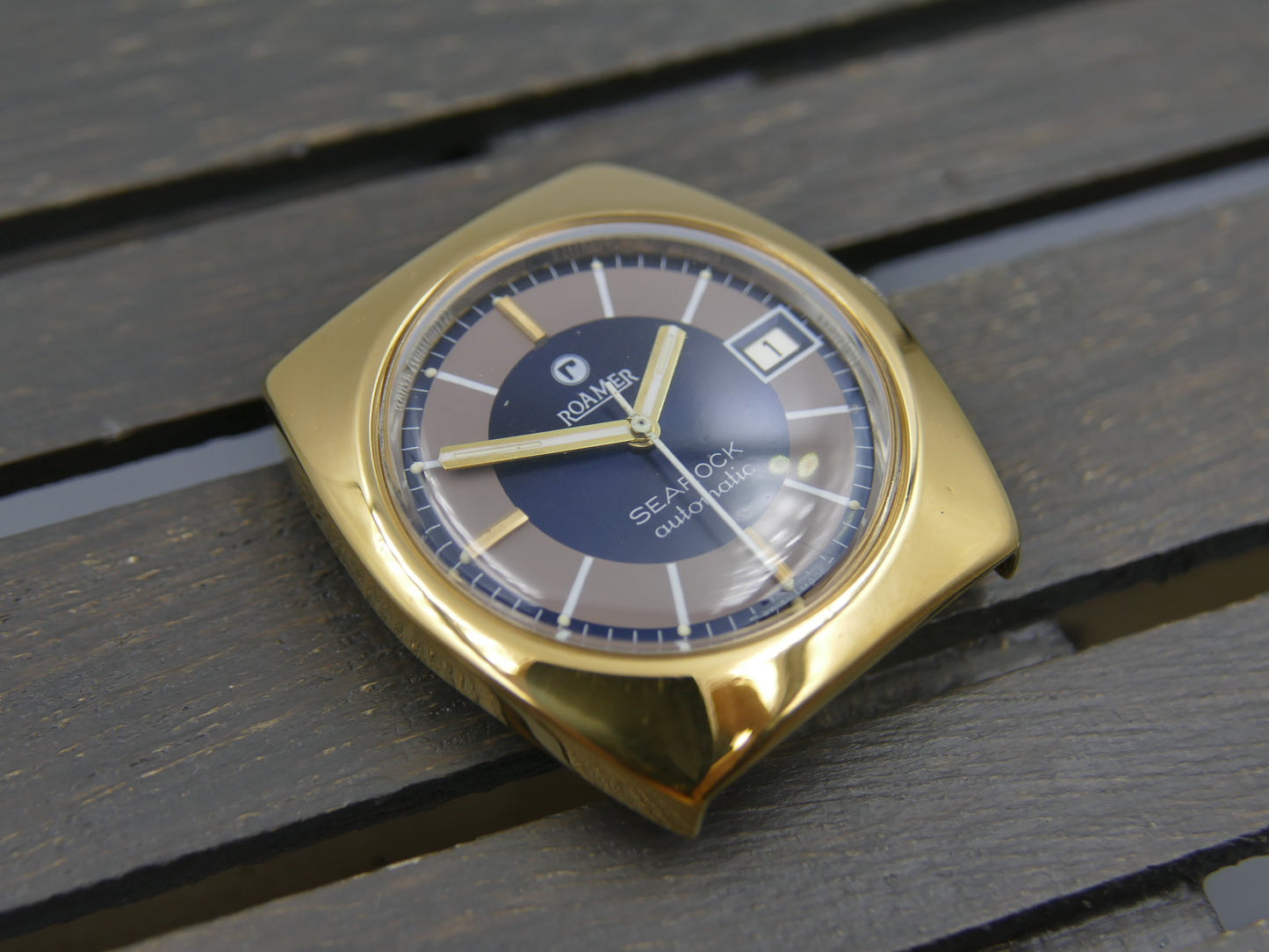 70s vintage watch mens Roamer Searock automatic MST 471 serviced