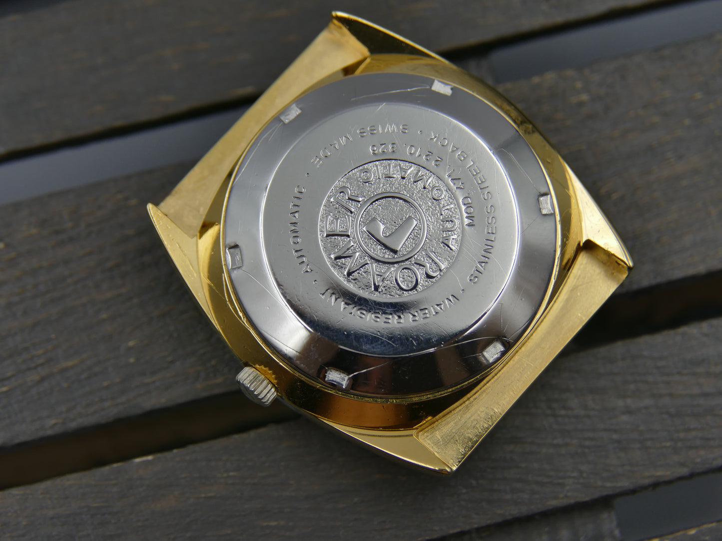 70s vintage watch mens Roamer Searock automatic MST 471 serviced