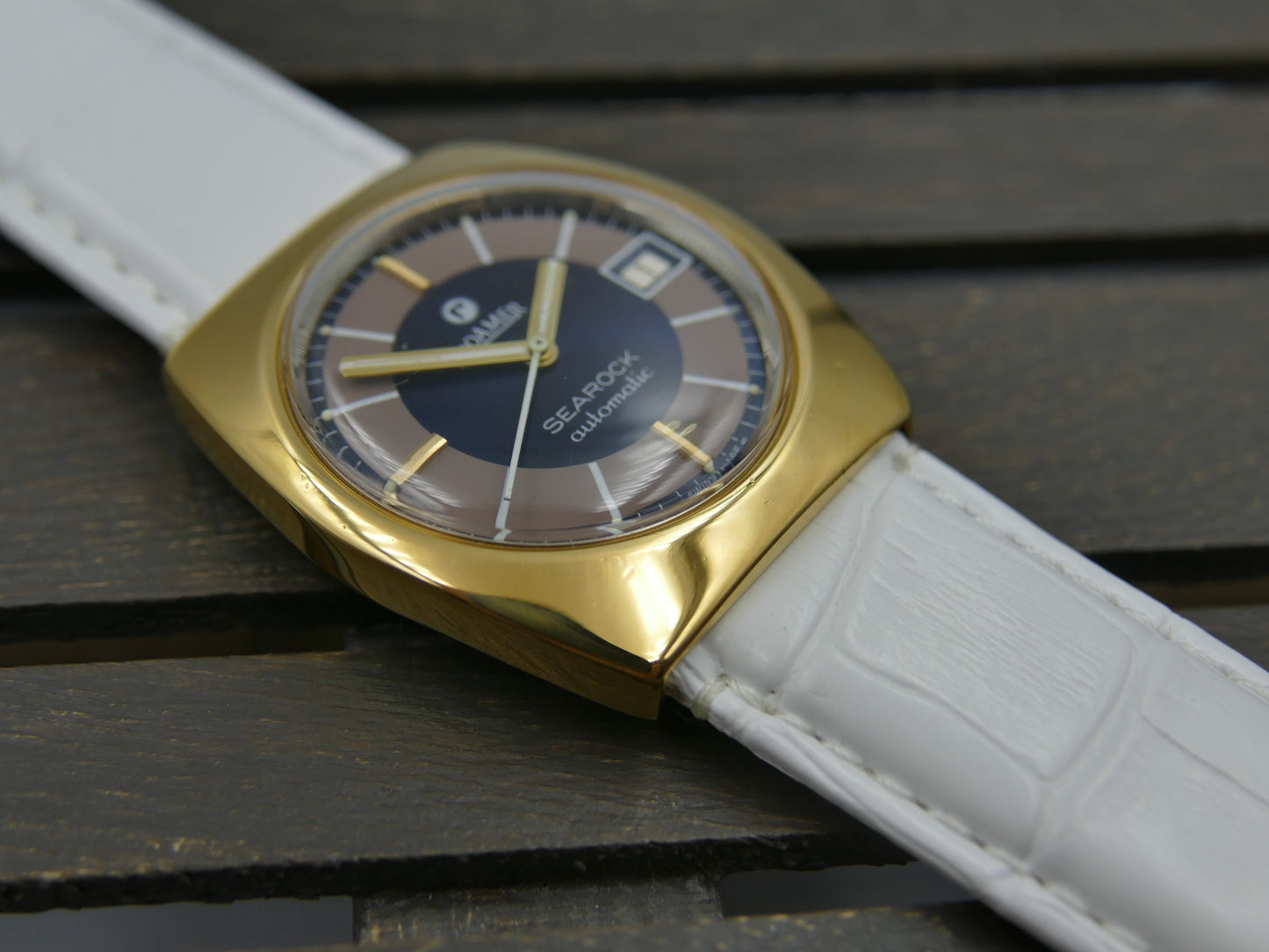 70s vintage watch mens Roamer Searock automatic MST 471 serviced