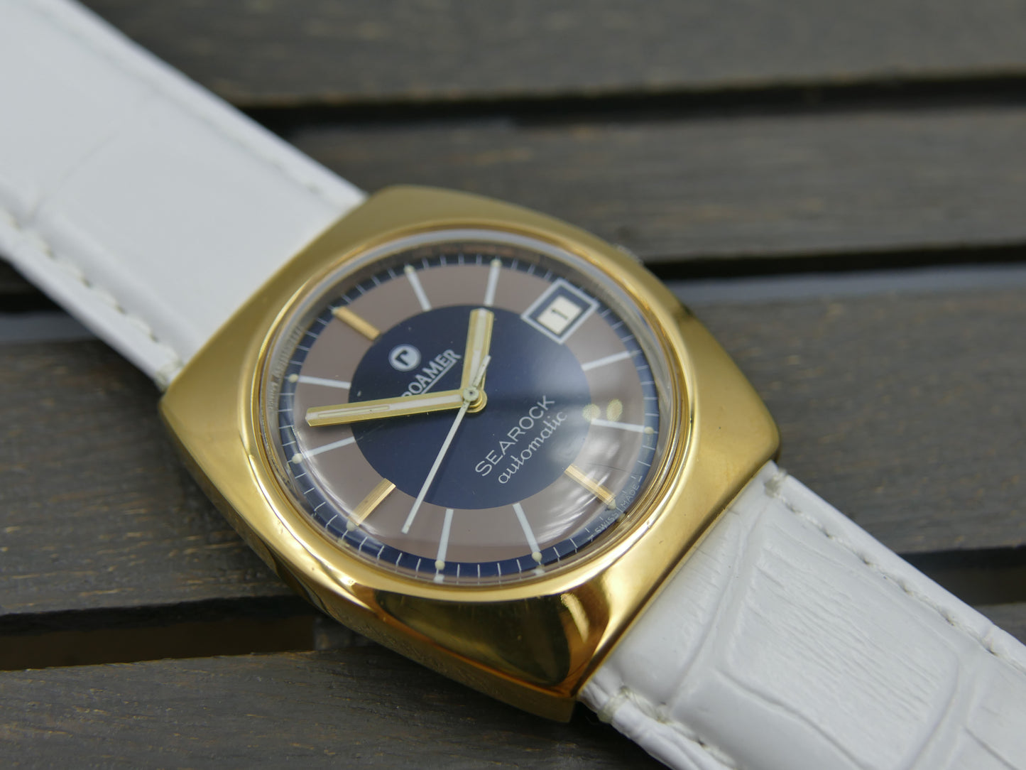 70s vintage watch mens Roamer Searock automatic MST 471 serviced