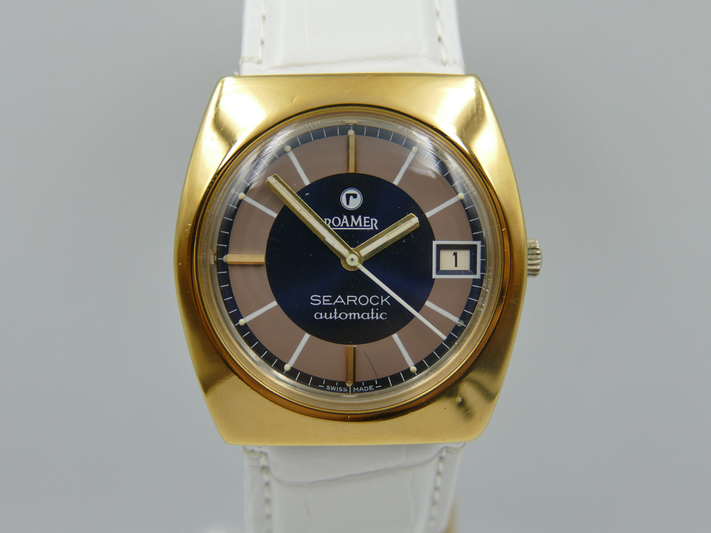 70s vintage watch mens Roamer Searock automatic MST 471 serviced