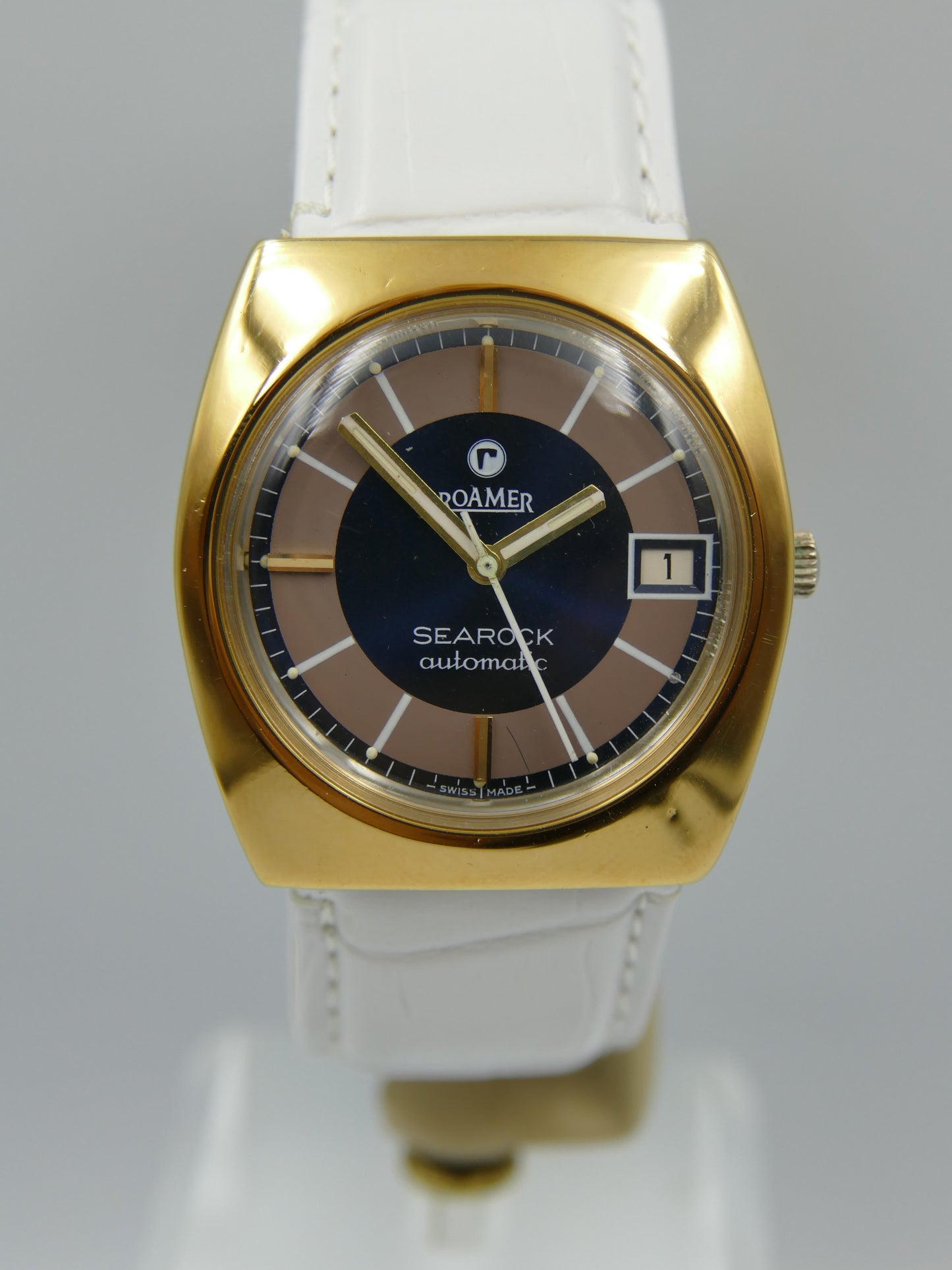 70s vintage watch mens Roamer Searock automatic MST 471 serviced
