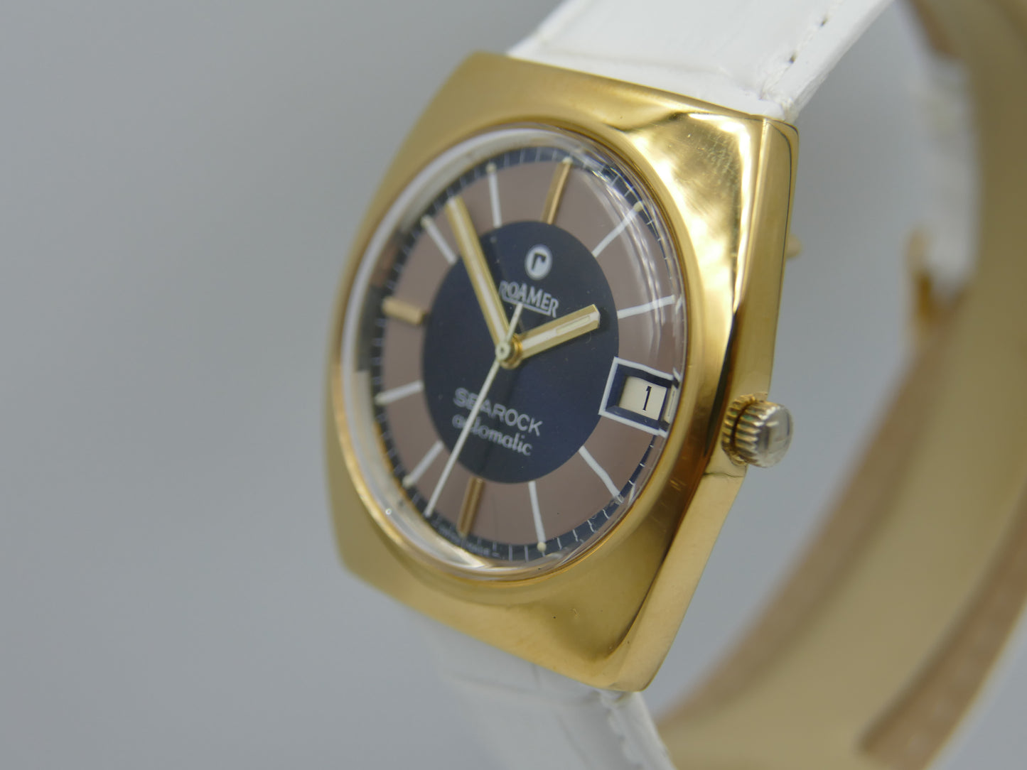 70s vintage watch mens Roamer Searock automatic MST 471 serviced