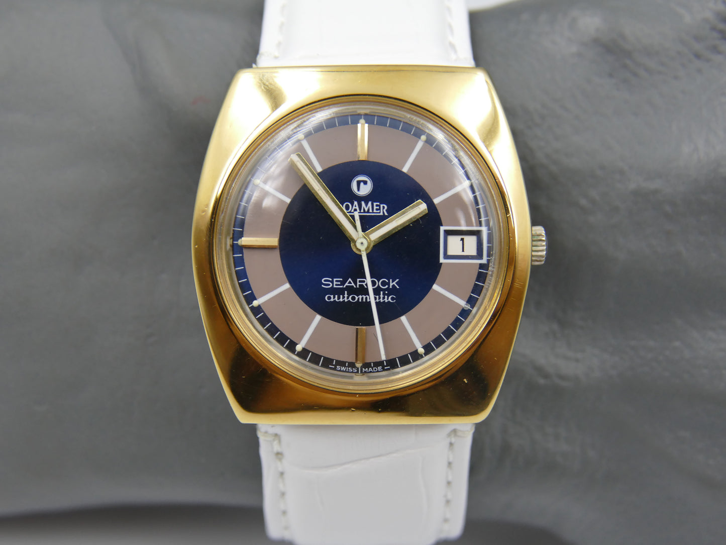 70s vintage watch mens Roamer Searock automatic MST 471 serviced