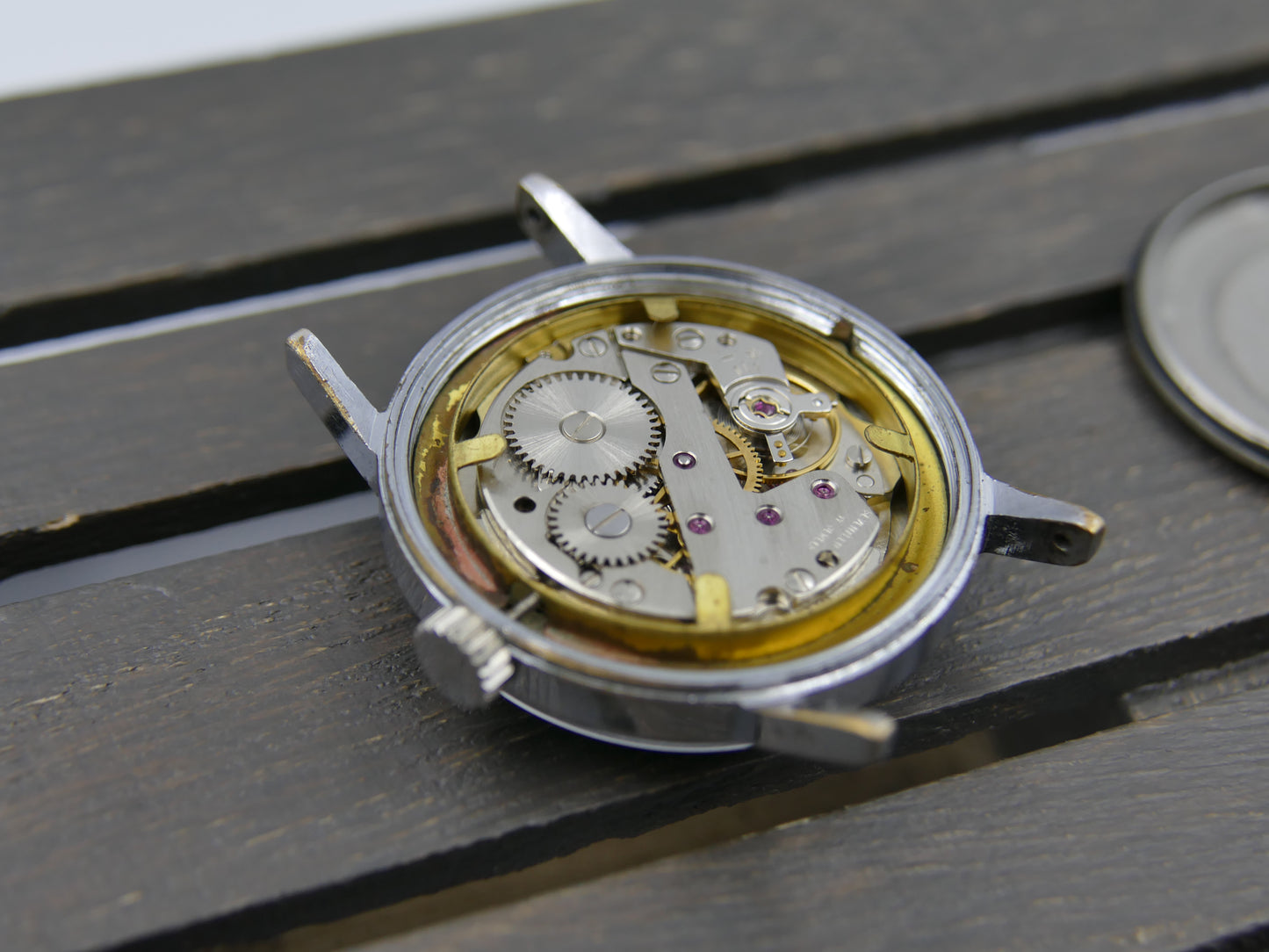70s vintage watch mens Yema green hand wind Cupillard 233-69