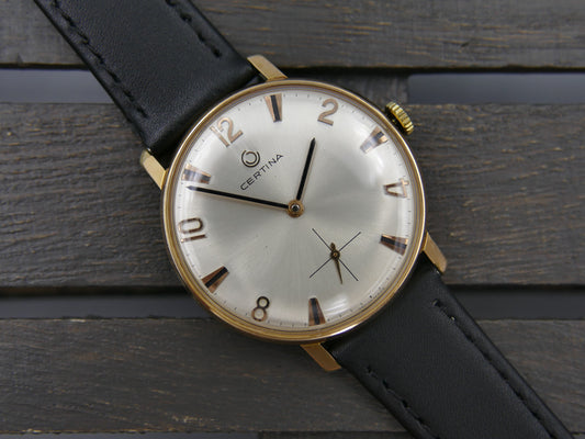 60s vintage watch mens Certina ref 7004 200 hand wind Cal. 28-10 de 1968