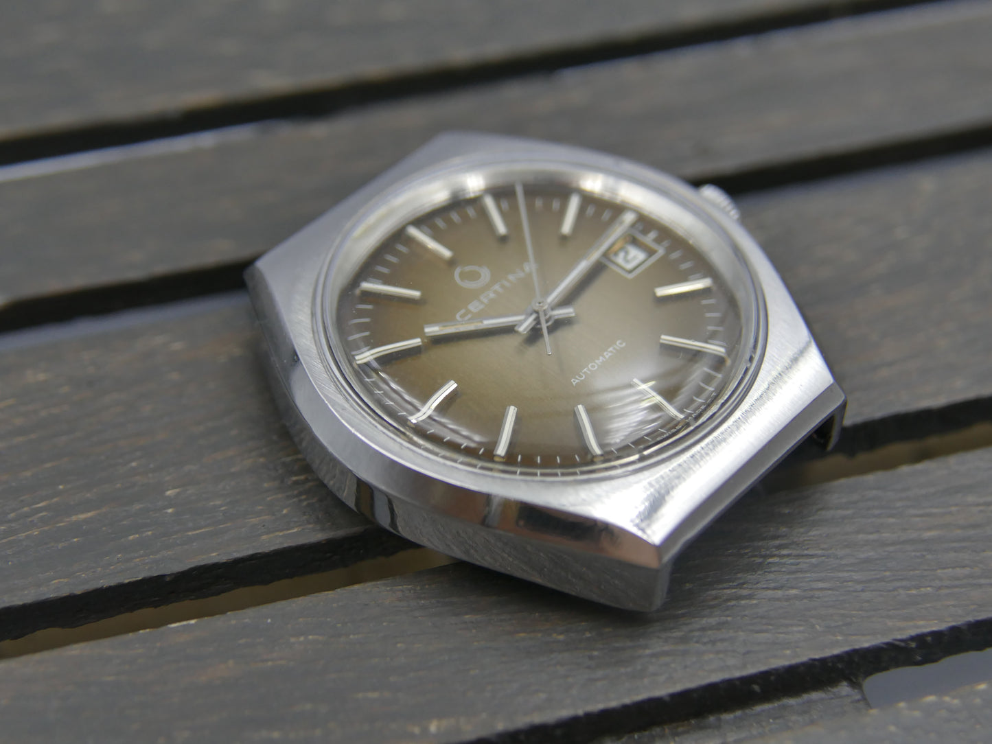 70s vintage watch mens Certina automatic eta 2783 serviced