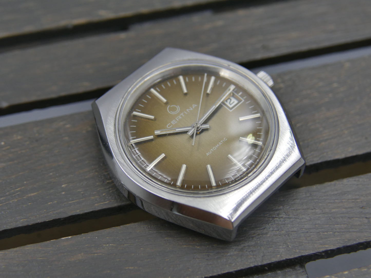 70s vintage watch mens Certina automatic eta 2783 serviced