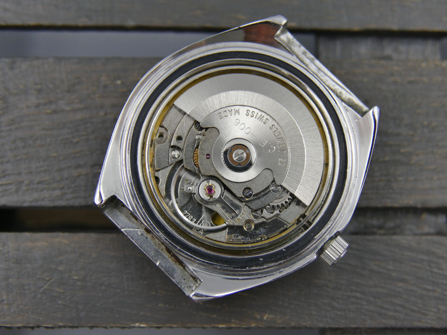 70s vintage watch mens Certina automatic eta 2783 serviced