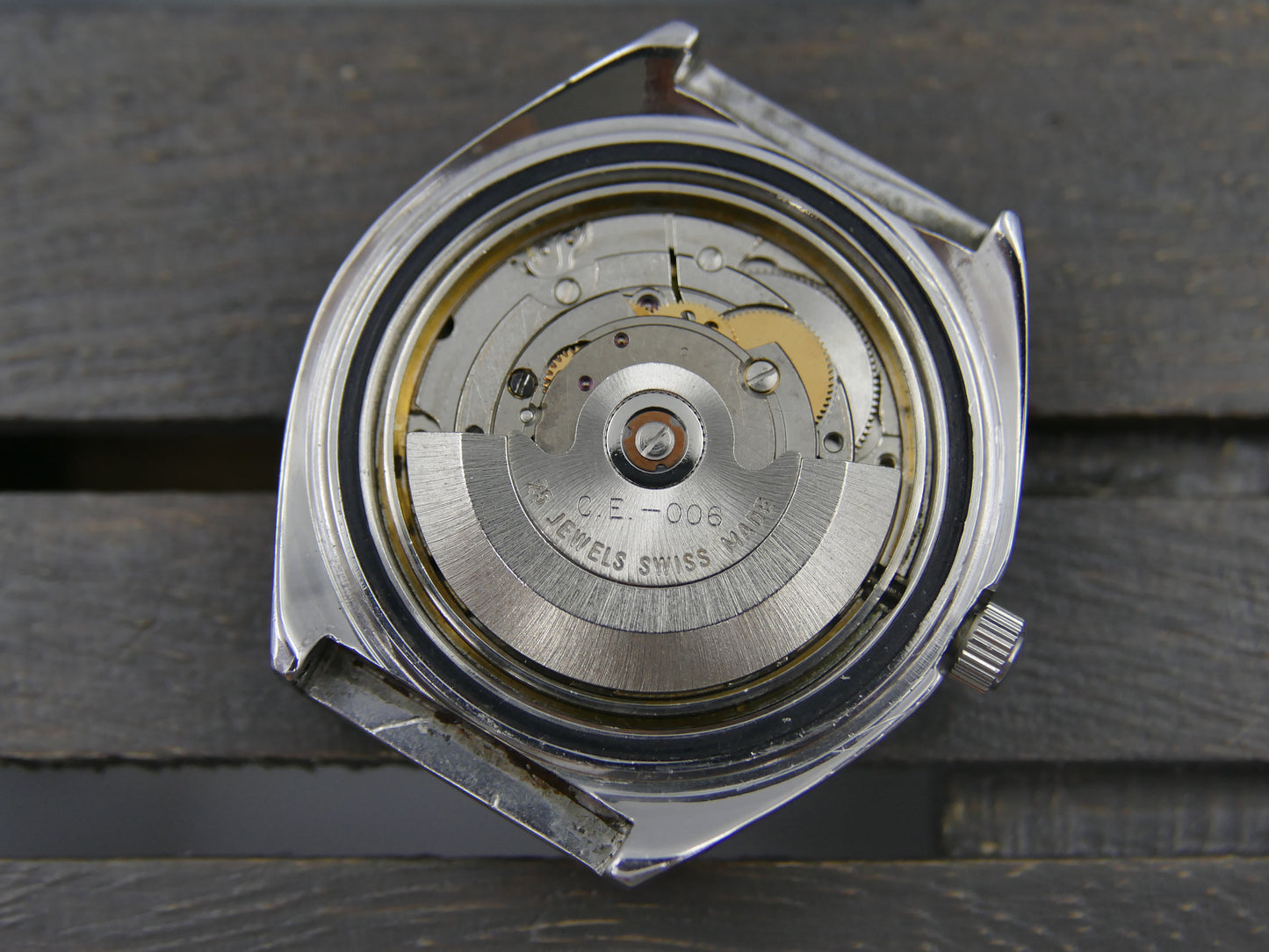 70s vintage watch mens Certina automatic eta 2783 serviced
