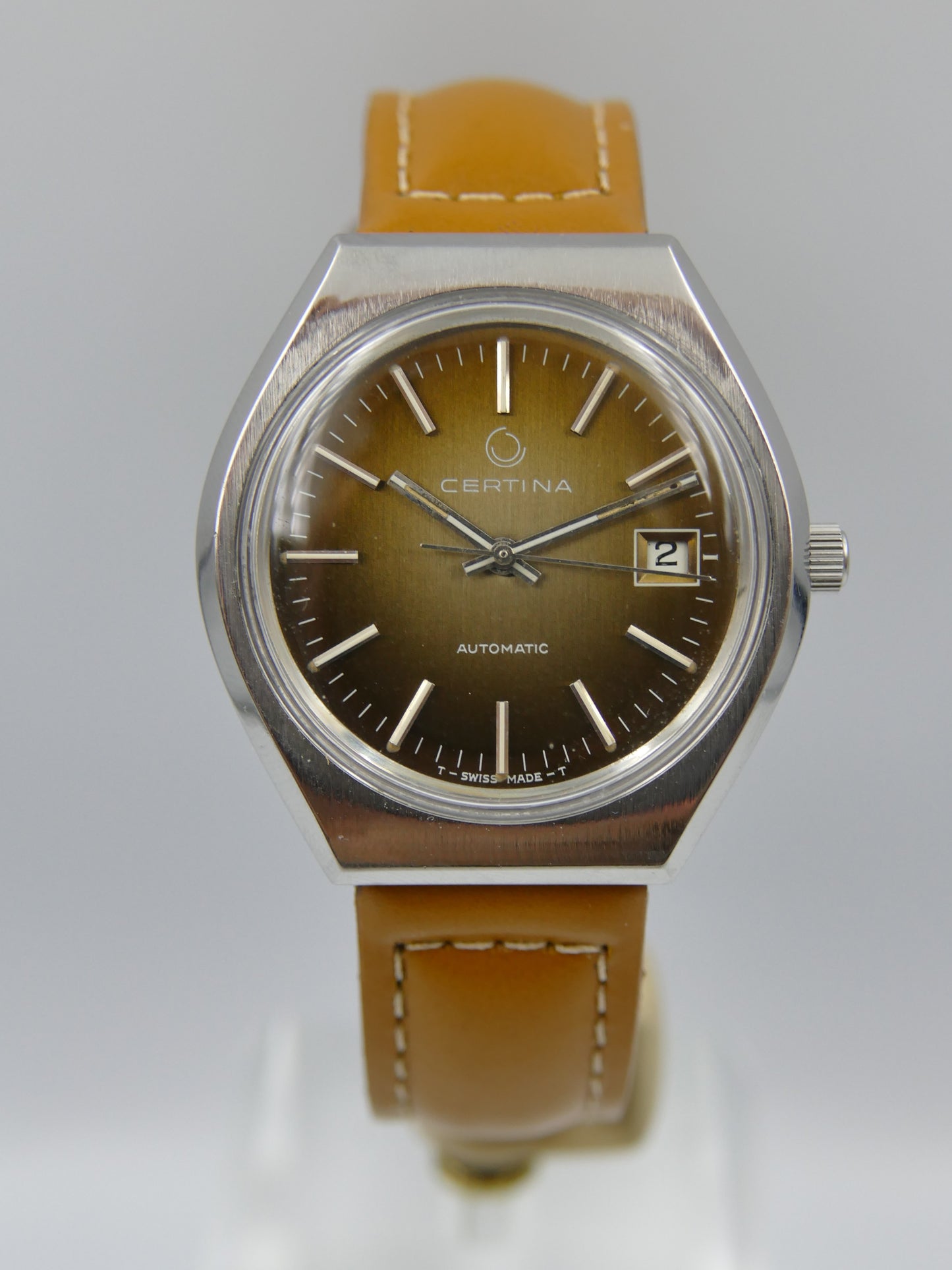 70s vintage watch mens Certina automatic eta 2783 serviced