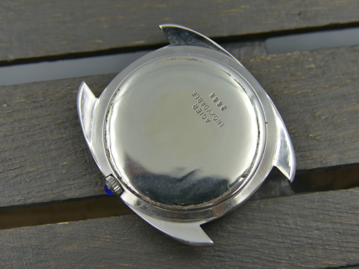 60s vintage watch mens Radiant ref 2608 Ultra-Thin hand wind Peseux NOS