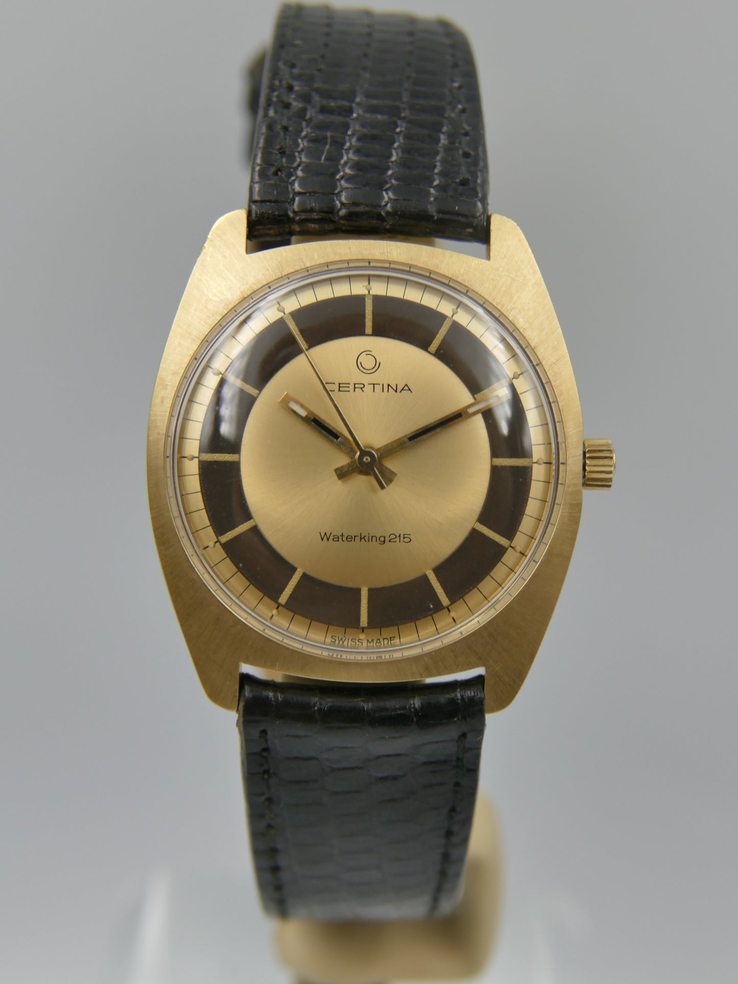 70s vintage watch mens Certina Waterking 215 ref. 5201.275 hand wind cal. 25-66 bullseye