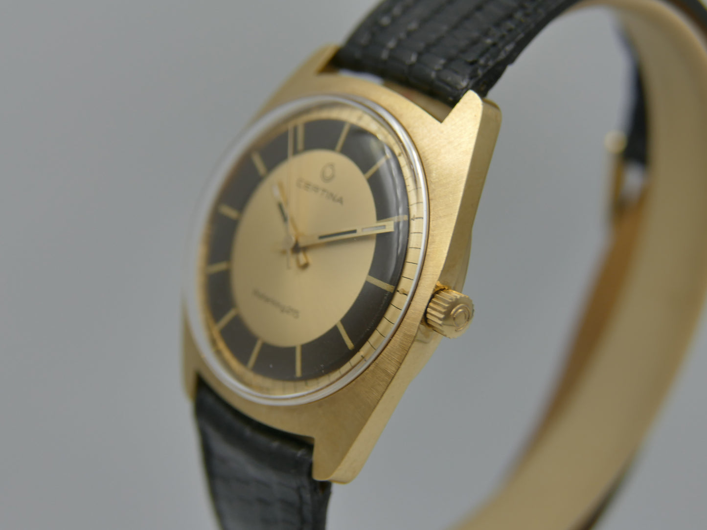 70s vintage watch mens Certina Waterking 215 ref. 5201.275 hand wind cal. 25-66 bullseye