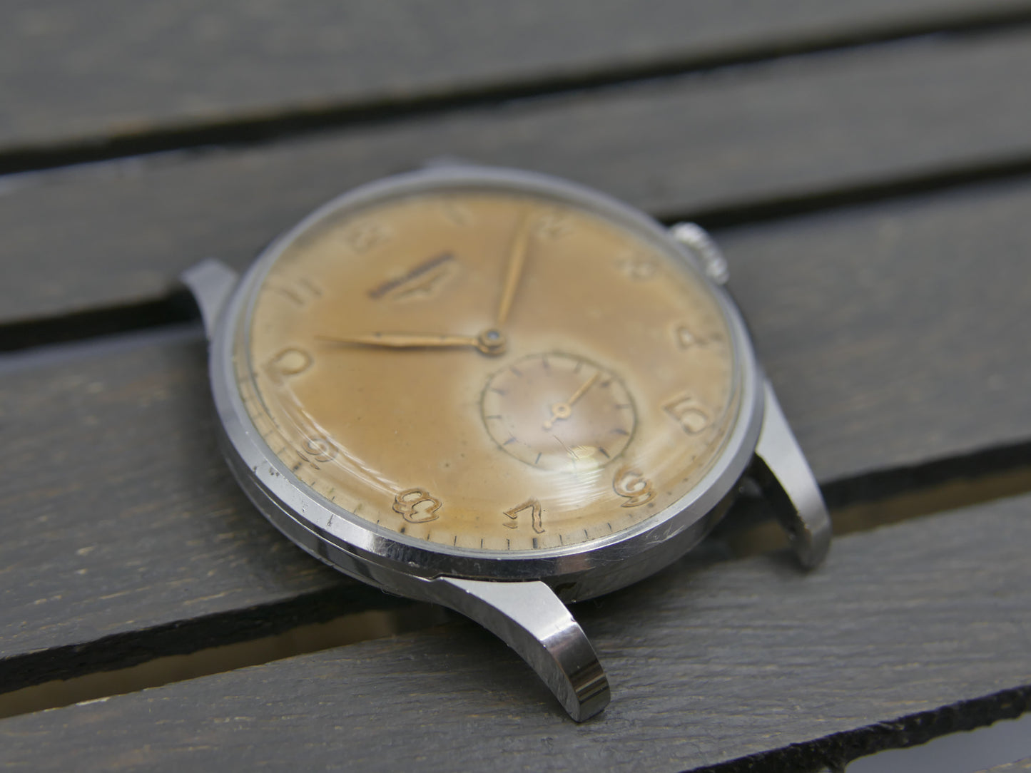 50s vintage watch Longines Calatrava ref 4914 27 cal.12.68Z Jumbo 37mm