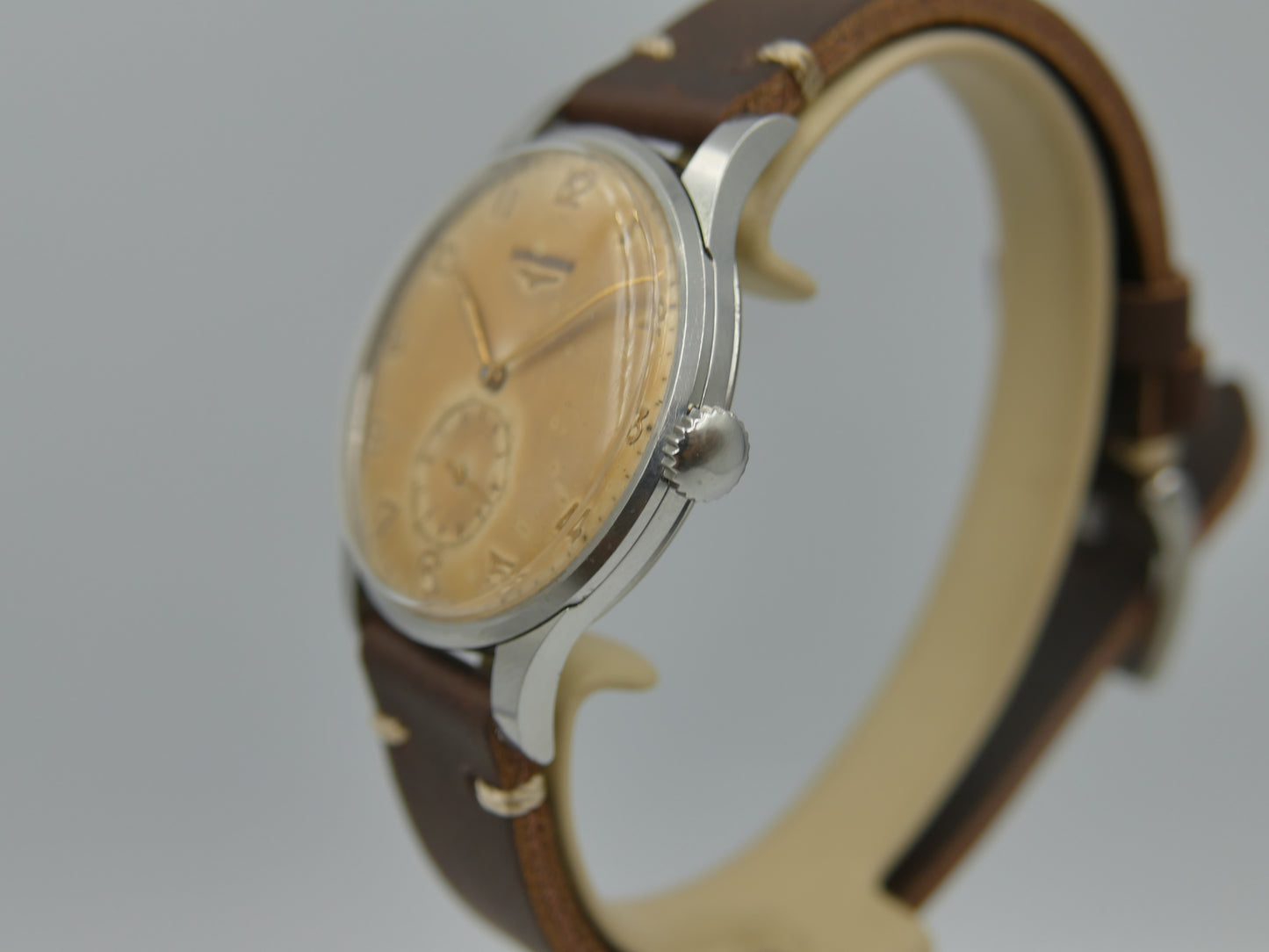 50s vintage watch Longines Calatrava ref 4914 27 cal.12.68Z Jumbo 37mm