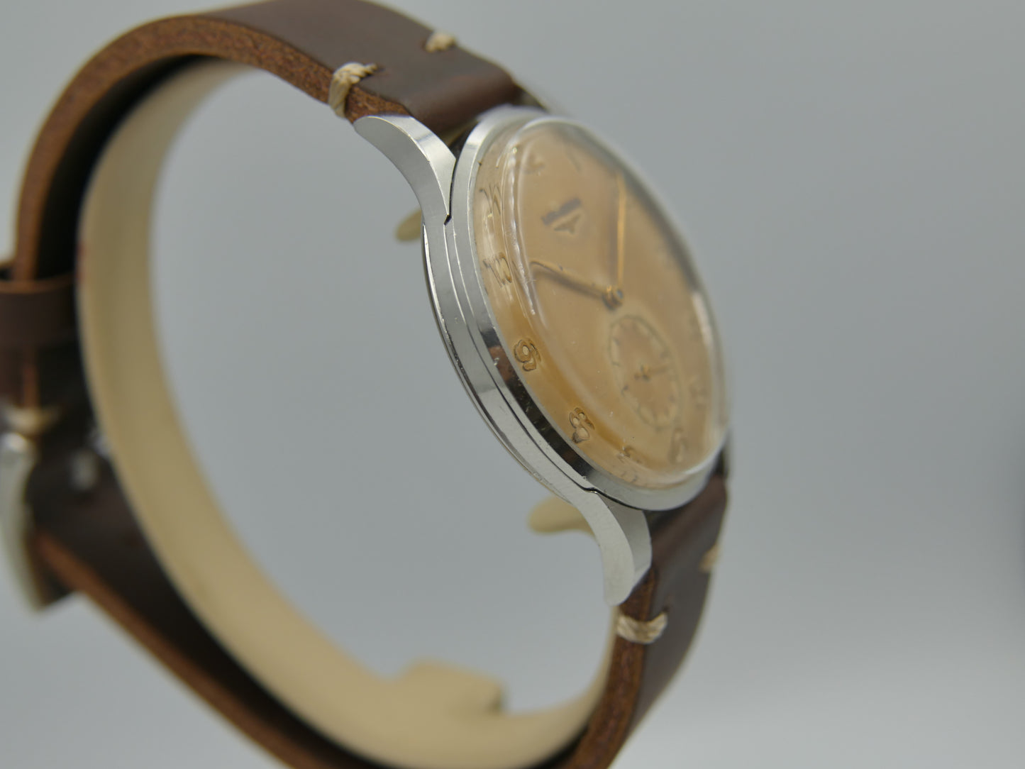 50s vintage watch Longines Calatrava ref 4914 27 cal.12.68Z Jumbo 37mm