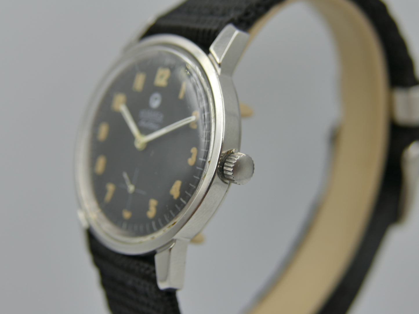 60s vintage watch mens Roamer Anfibio ref. 424-1120.008 military style