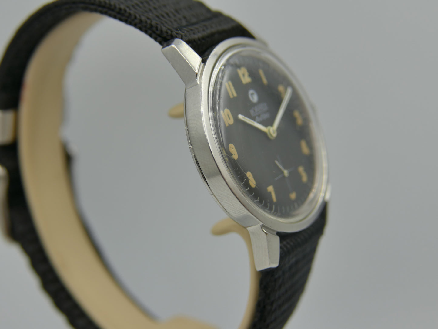 60s vintage watch mens Roamer Anfibio ref. 424-1120.008 military style