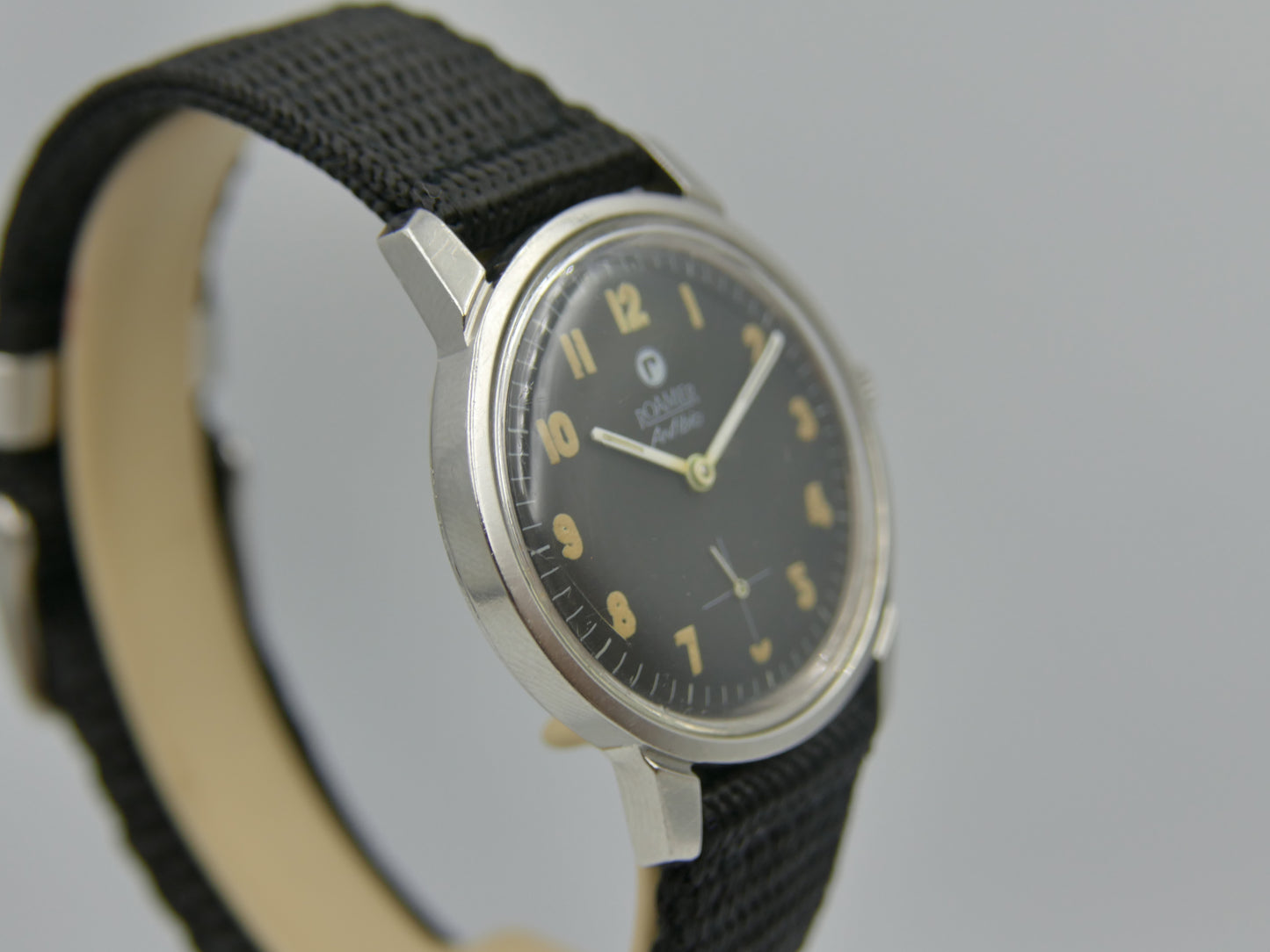 60s vintage watch mens Roamer Anfibio ref. 424-1120.008 military style