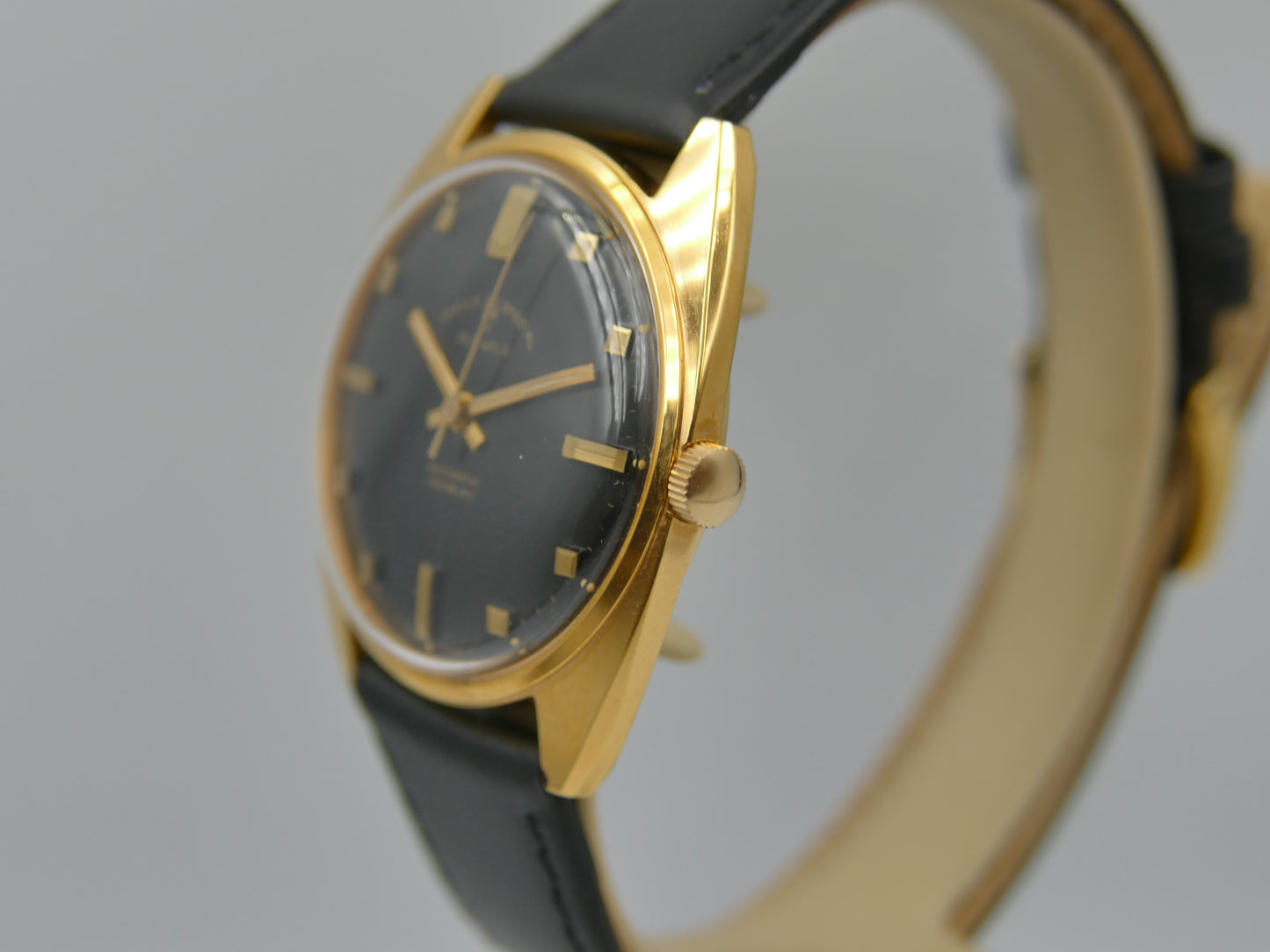 60s vintage watch mens Sully Special Automatic ETA 2451 - 25J Black Dial