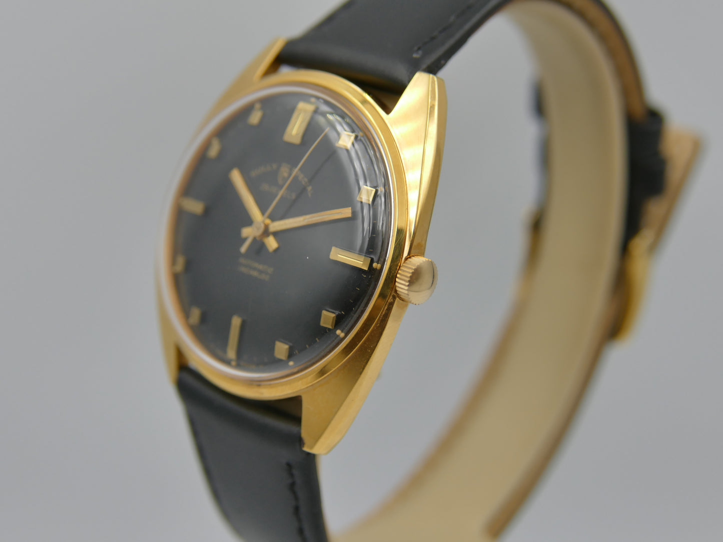 60s vintage watch mens Sully Special Automatic ETA 2451 - 25J Black Dial