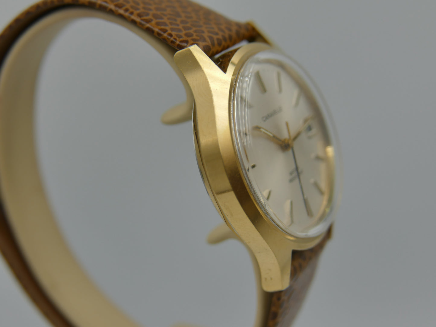 80s vintage watch dress mens Caravelle by Bulova Cal. FE 140-1C MINT
