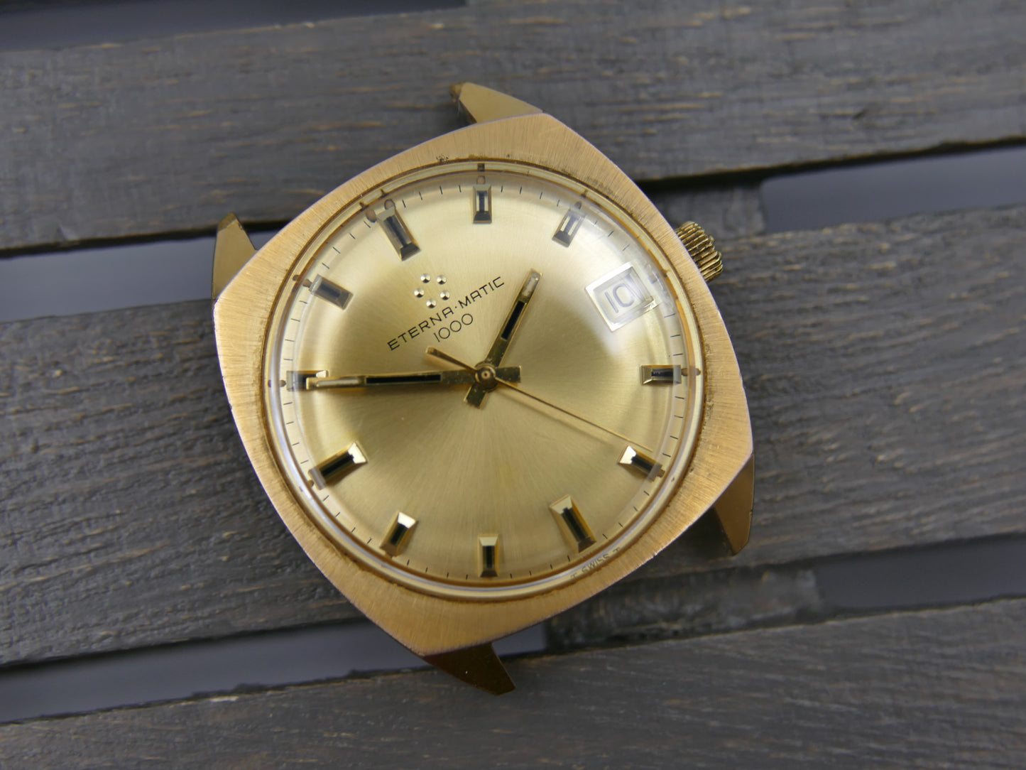 60s vintage watch mens Eterna Matic 1000 ref 110T automatic