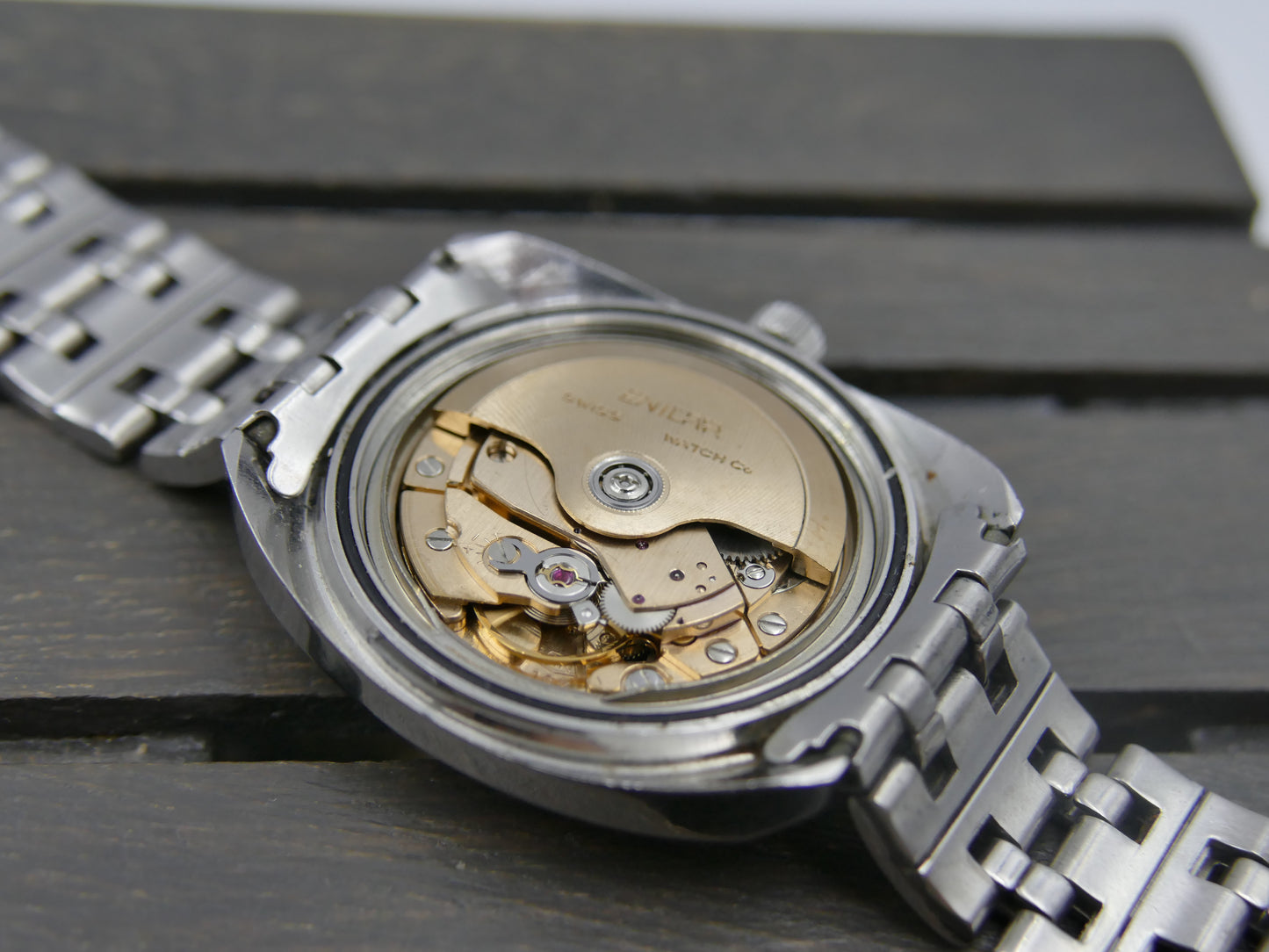 70s vintage watch mens Enicar ref. 167-01-18 automatic cal. AR 167 steel