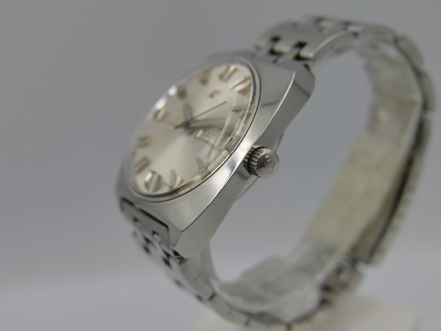 70s vintage watch mens Enicar ref. 167-01-18 automatic cal. AR 167 steel