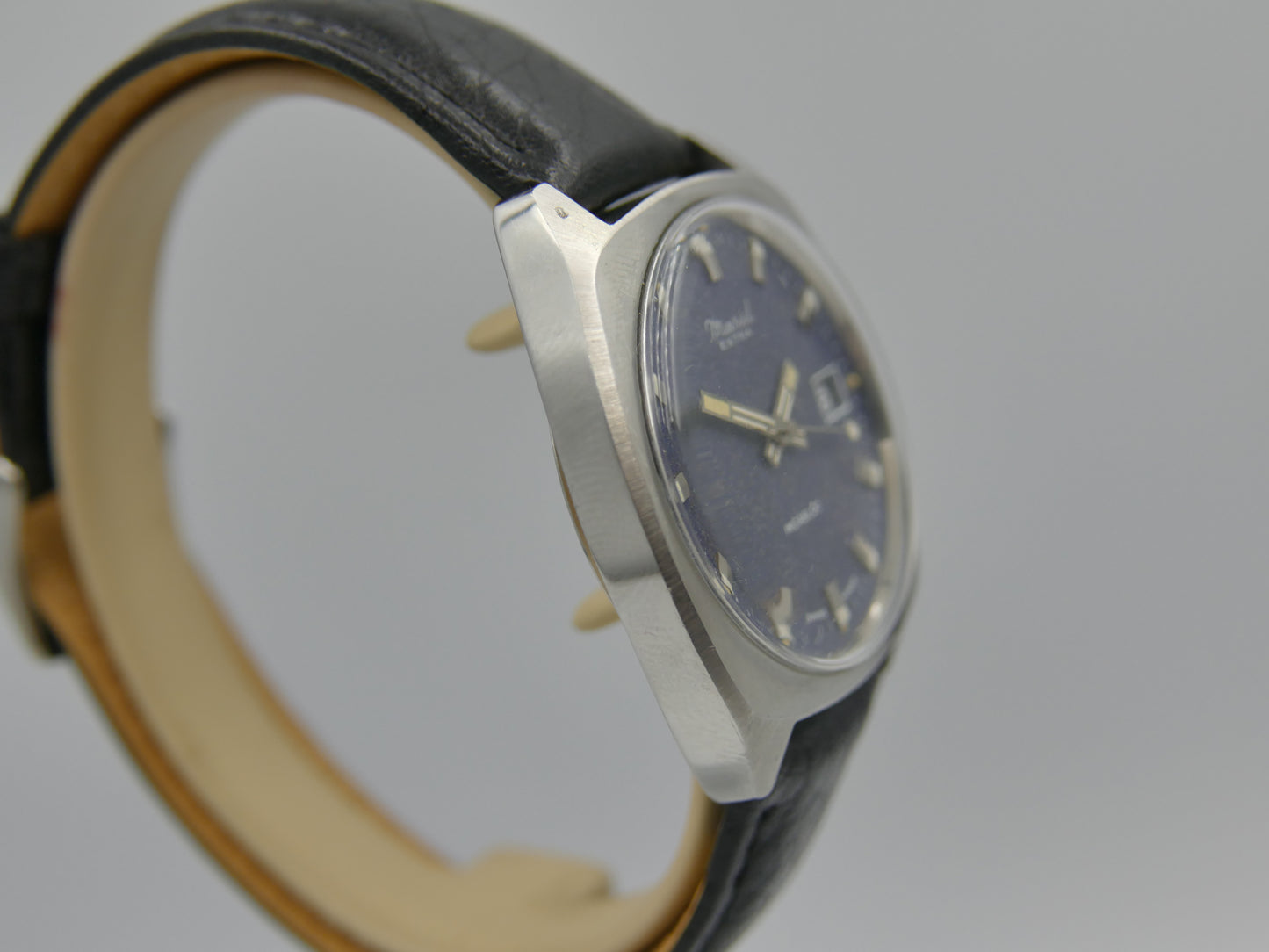 70s vintage watch mens Maril Extra Cushion Case hand wind Cal. SGT 100-1B / FE 140 SS mint