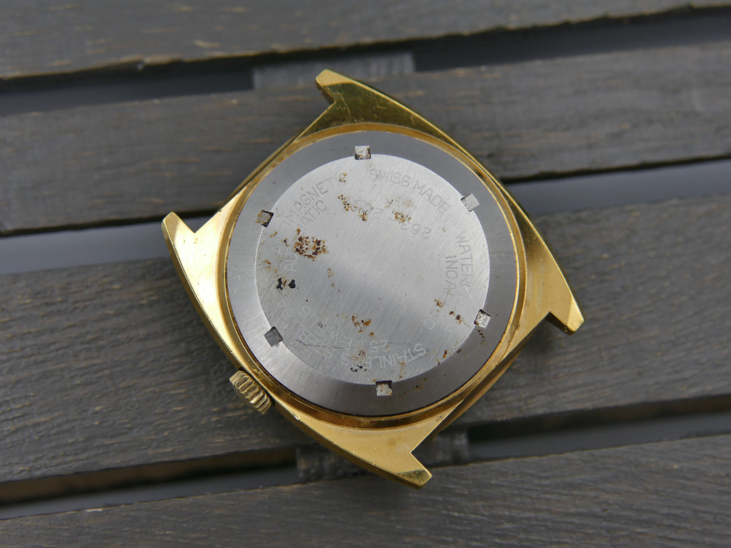 70s vintage watch mens Mulco Datovisor ref 263-200 mint