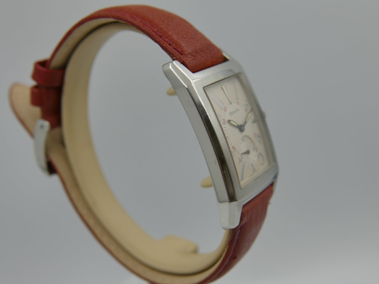 80s vintage watch mens Zenith Port Royal 01.0250.887 rectangular curved