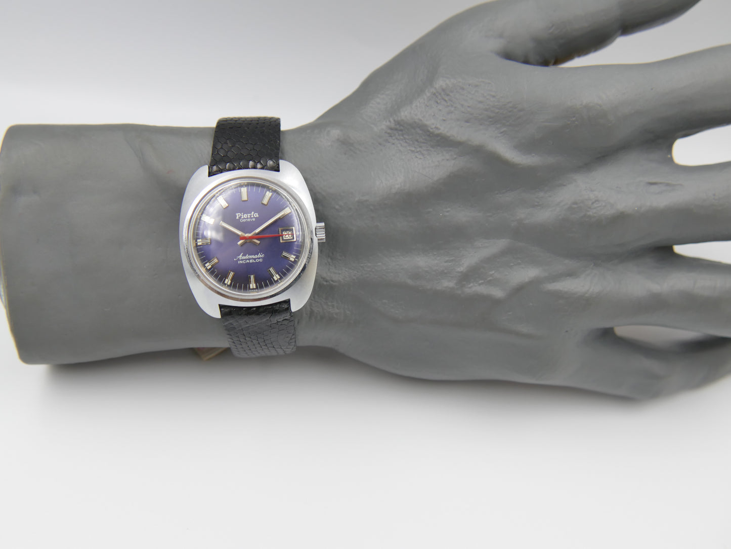Vintage watch mens NOS Pierfa Geneve Automatic ETA 2783 w/box
