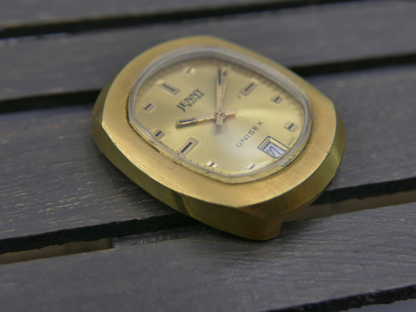 70s Vintage watch mens Jenny Swiss Unisex Manual Wind Cal. ST 1950