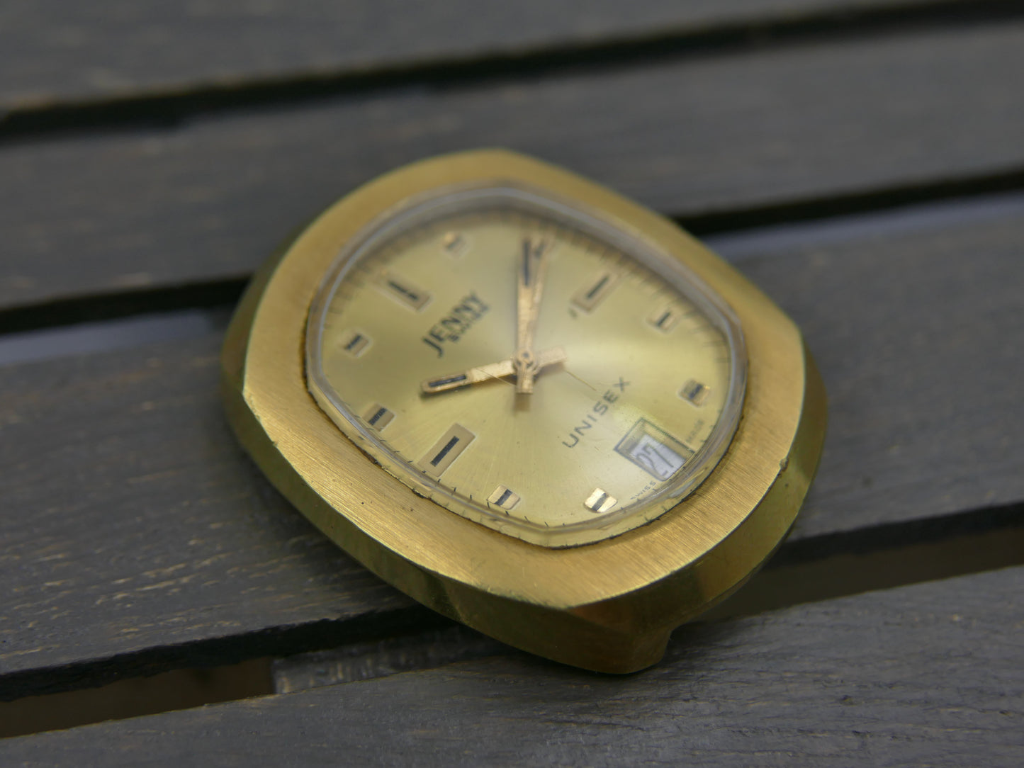 70s Vintage watch mens Jenny Swiss Unisex Manual Wind Cal. ST 1950