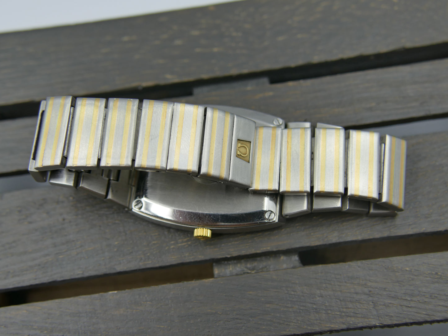 70s vintage watch mens Omega Constellation automatic cal 711 ref 155.0022 / 355.0815 chocolate Buccaneer